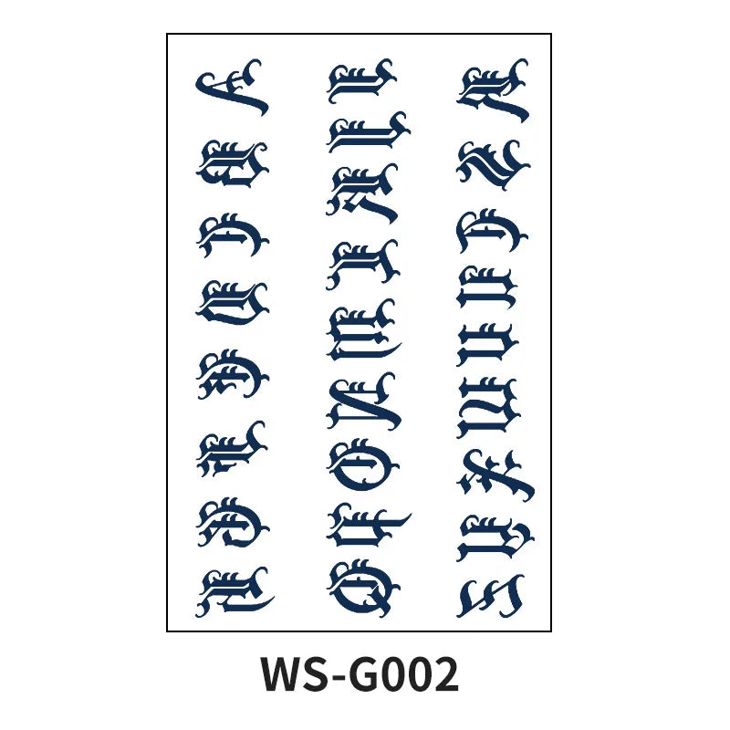 A Small Pattern Waterproof Temporary Tattoo Stickers, Long-lasting Waterproof for One to Two Weeks, Finger Tattoos for Women Qme