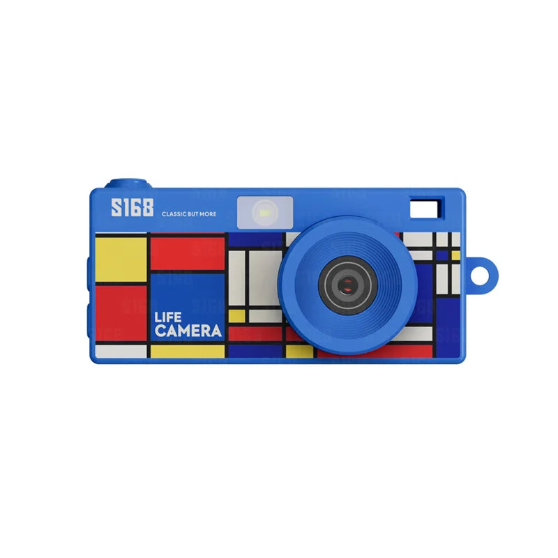2K HD Mini Digital Camera Compact Video Recorder Screen Portable Qme one size Blue