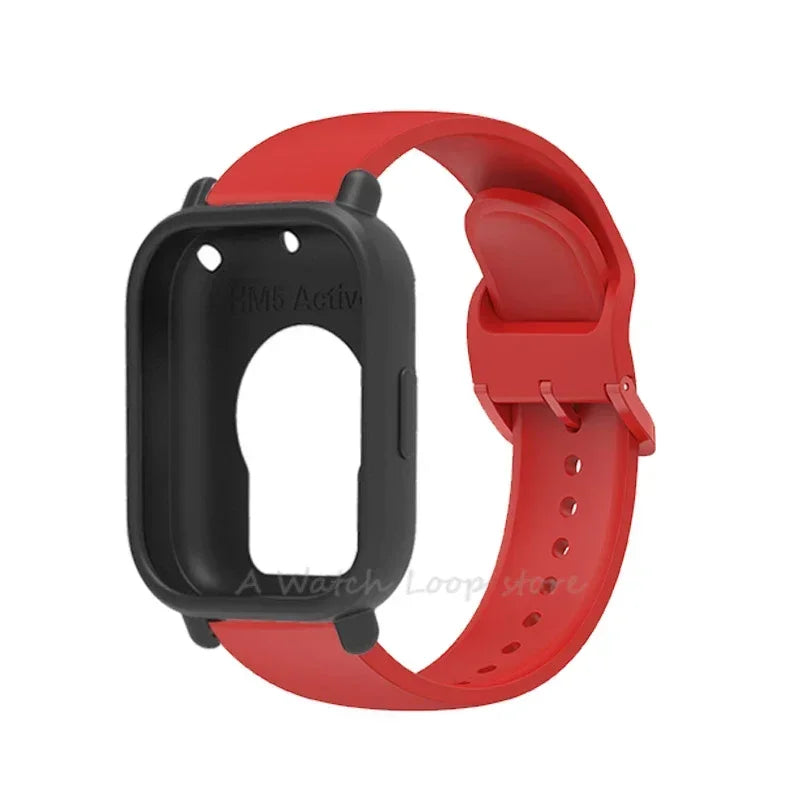 Silicone Case Strap Redmi Watch 5 Lite Active Repacement Bracelet
