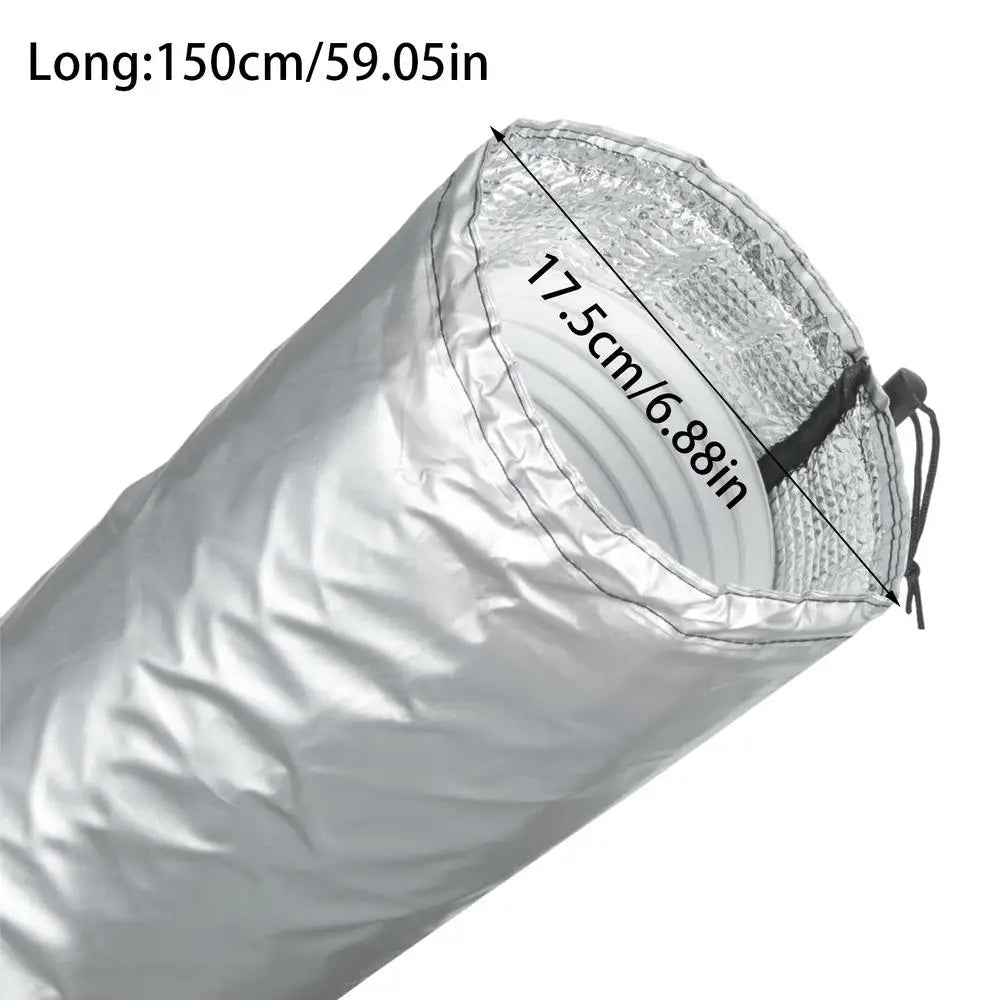 Portable Air Conditioner Hose Cover Insulation Heat-Resistant Hose Protective Sleeve AC Hose Duct Vent Cover Accessory Qme A