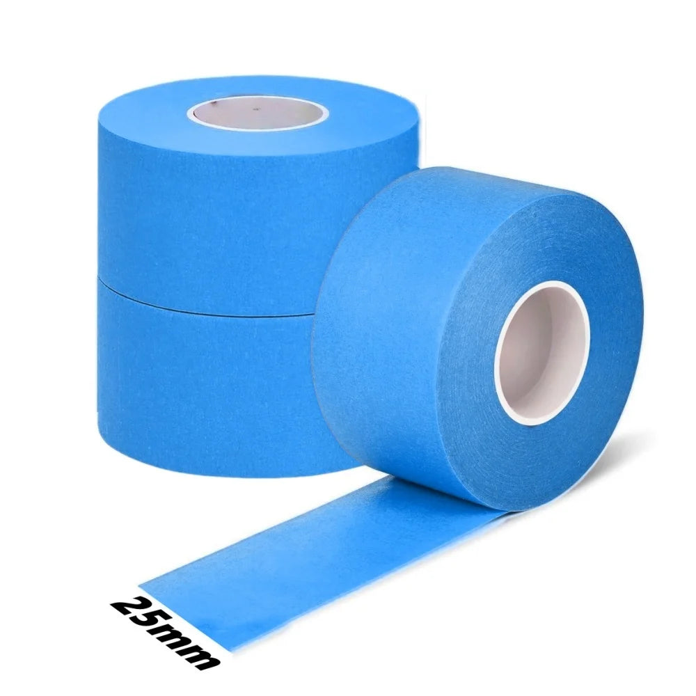 1/3 Roll Blue Paint Tape 20m Universal Multi-Surface Masking Easy Removal Painting Tape Home Improvement DIY Blue Masking Tape Qme 25mm x 20m-3 Roll