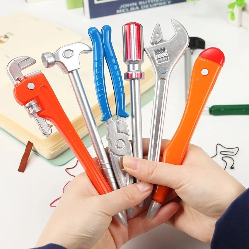 Simulation Hardware Tools Vise Hand Knife Hammer Creative Stationery Ballpoint Pens Pen Office School Supplies Ball Point Pen Qme Default Title