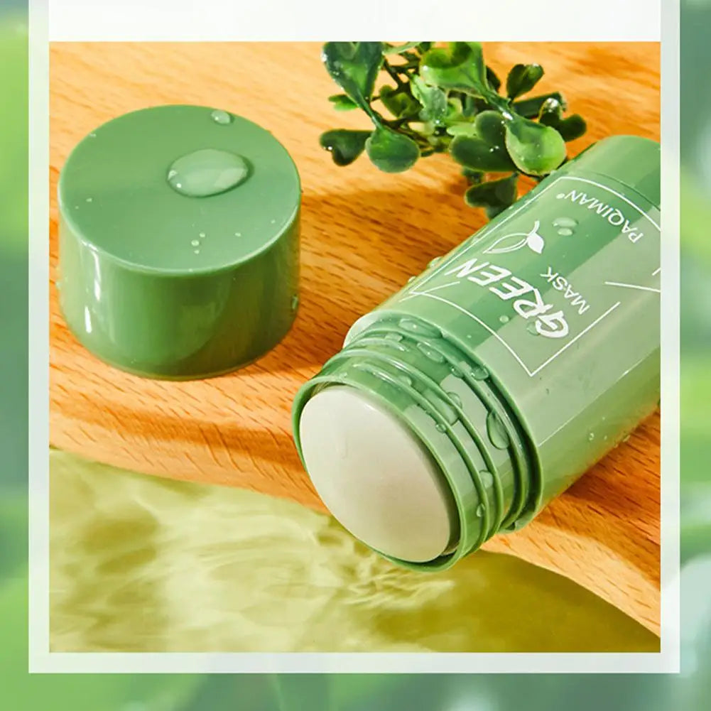 Green Tea Cleansing Stick Mask Face Clean Shrink Pores Smoothing Qme