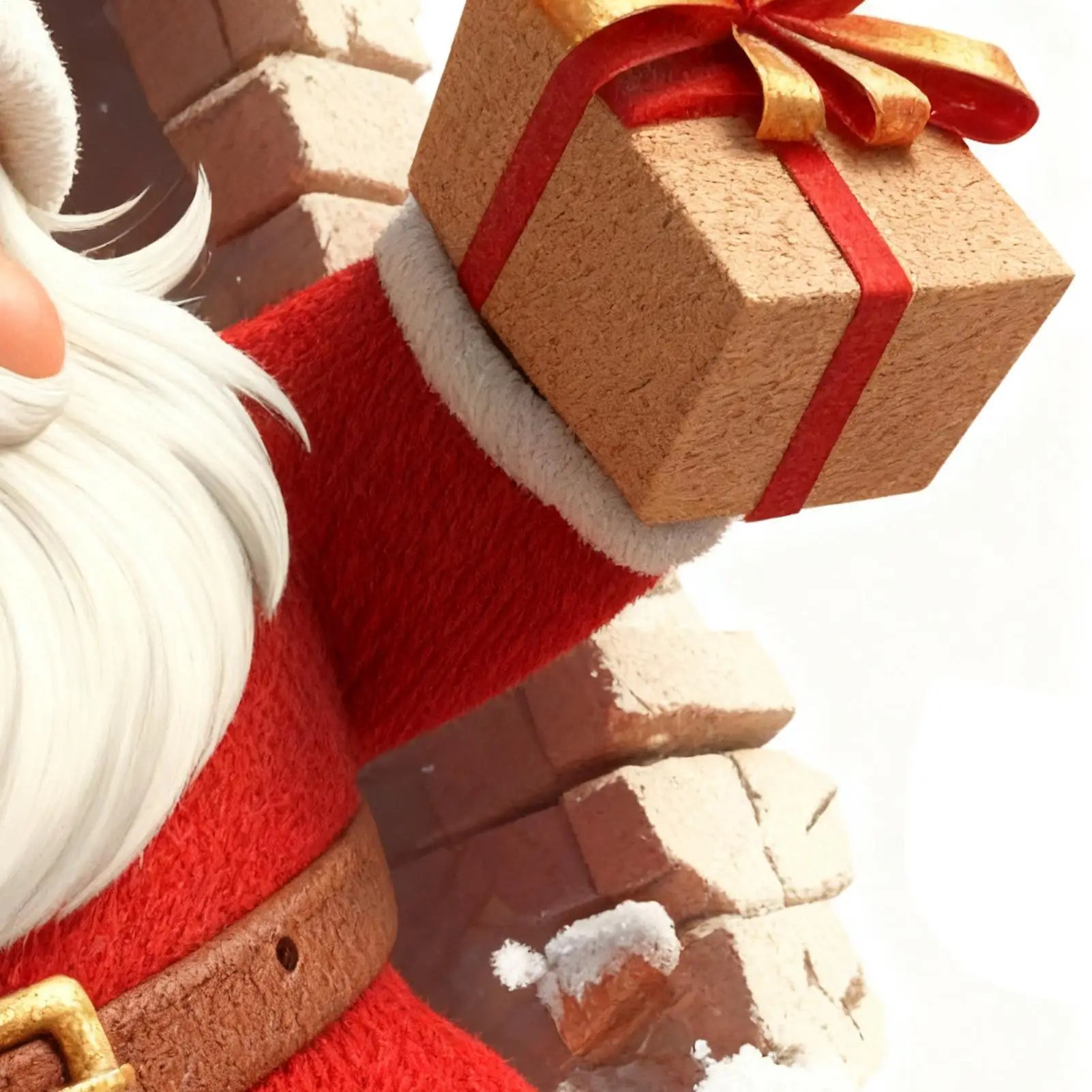 Santa Wall Stickers Christmas Decoration Claus Breaking Holiday Decal Qme
