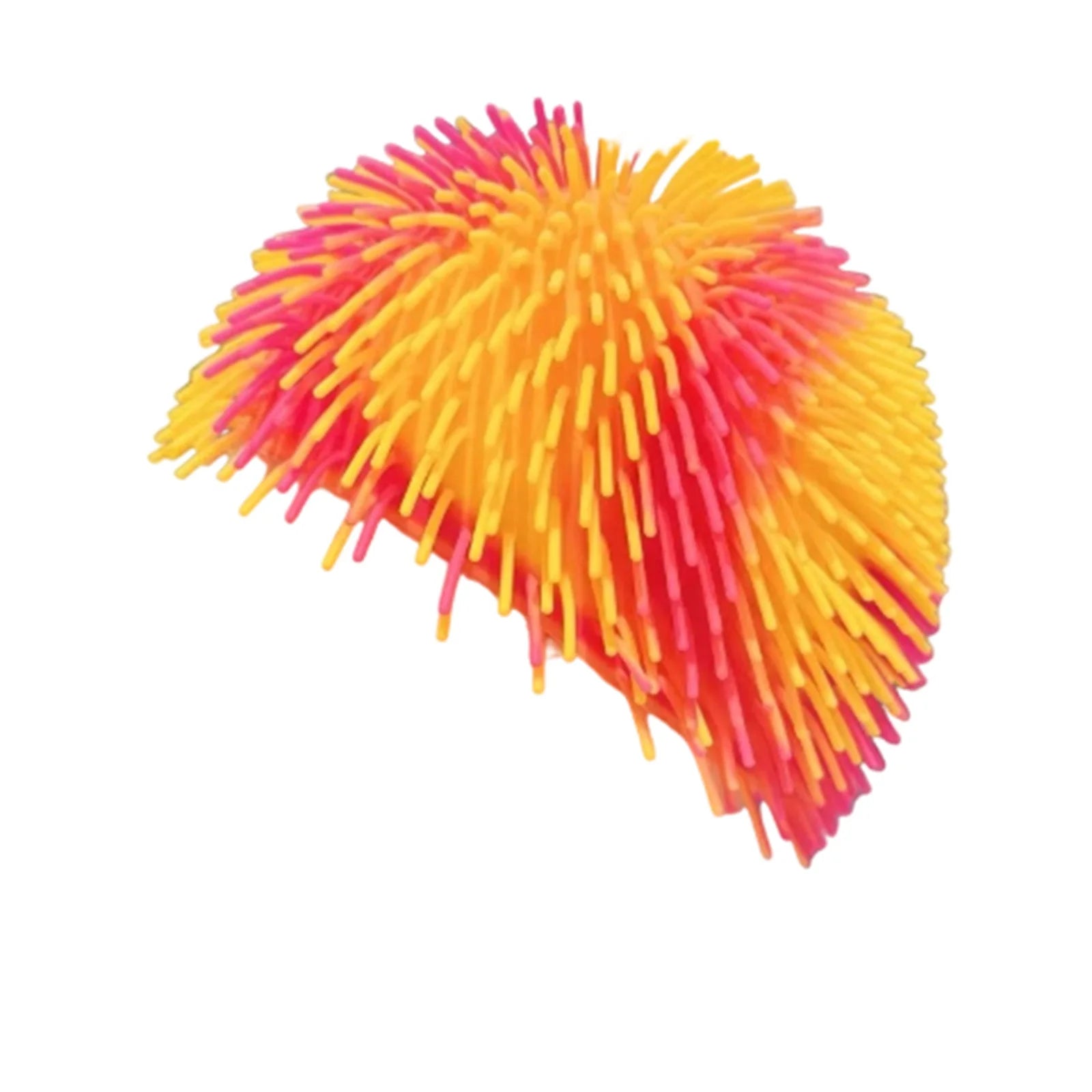 Colorful TPR Soft Rubber Long Hair Headband Famous Party Performance Hair Accessories Parent-child Interactive Game Props Qme Saffron