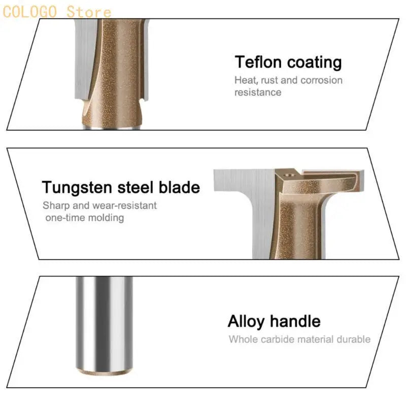 Professional Grade Router Bit Precise Bending Slotting Hard Materials Qme