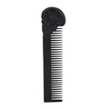 Hair Combs Beard Comb Beard Comb Zinc Alloy Skull Pattern Hair Styling Mustache Shaping Oil Hair Comb Comb Qme YELLOW