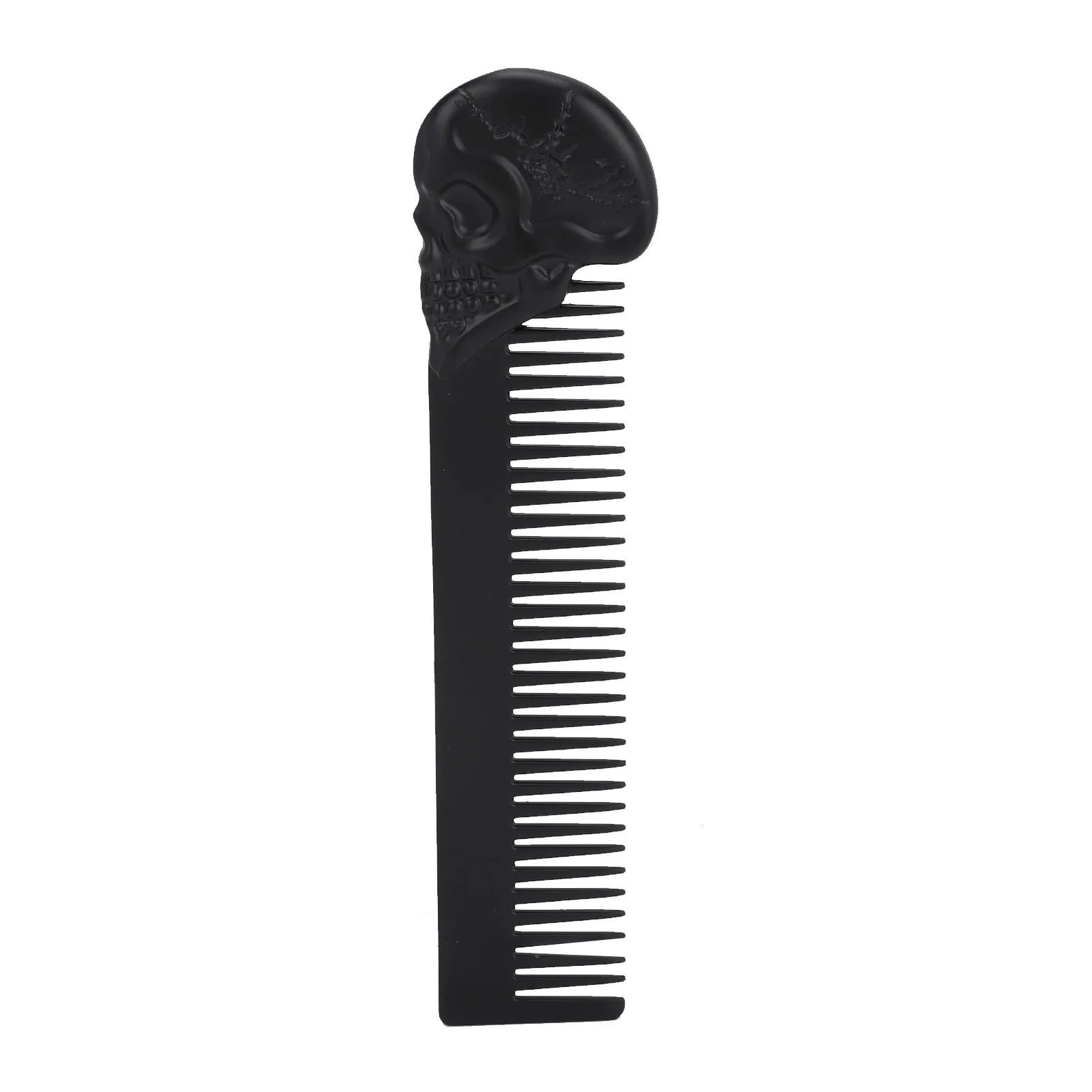 Hair Combs Beard Comb Beard Comb Zinc Alloy Skull Pattern Hair Styling Mustache Shaping Oil Hair Comb Comb Qme YELLOW