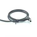 1 Meter Waterproof 90 Degree Elbow M8-8P Male Shielded Cable M8 Signal Aviation Plug Adapter Cables Connector Qme black
