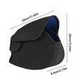 E-Bike Motor Cover Windproof Waterproof Protection Electric Bike Engine Protective Cover for Transportation Storage Home Garage Qme Black