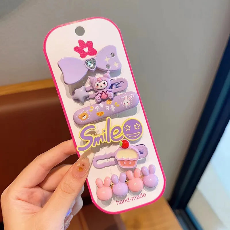 Colorful Stray-hair Duckbill Clip Kuroomi Student Cartoon Hair Girls Qme 7