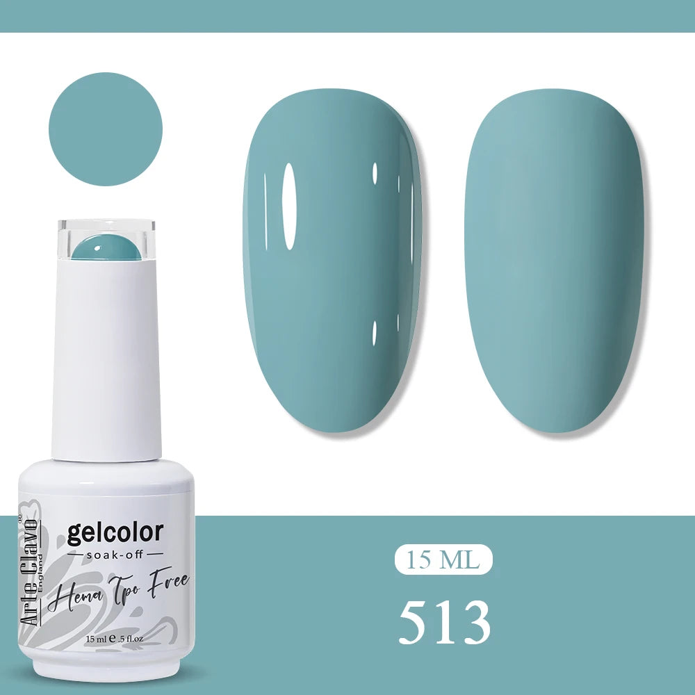 Arte Clavo Neon Rainbow Colors Gel Nail Polish Semi Permanent Art UV