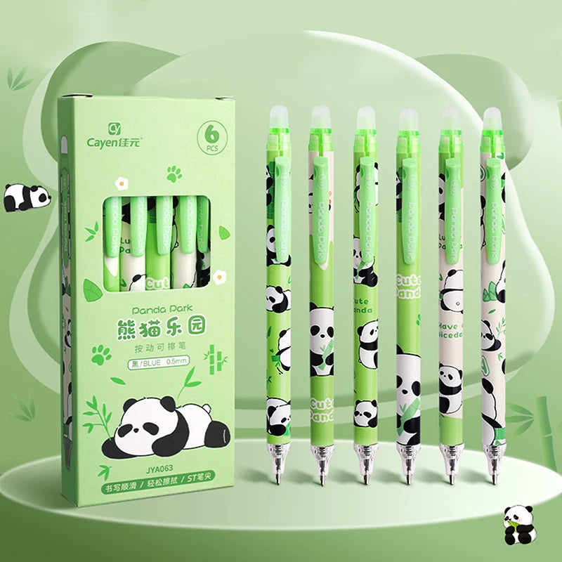 Cute Capybara Panda Gel Pens Erasable Office School Supplies Kawaii Qme
