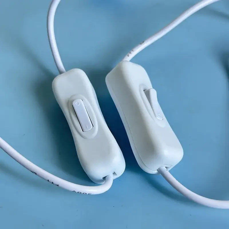 1PCS USB Extension Power Cable USB Male to Female Switch Cable 501 Button Switch 5m Long Switch Cord Qme