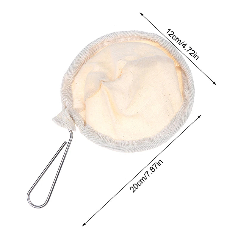 Coffee Cloth Strainer Reusable Corrosion Prevention Tea Filter Dropping Pot Mesh Basket Tools Coffee Utensils Qme 1