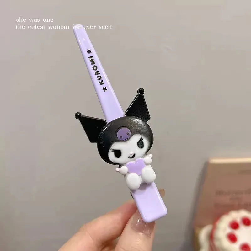 New Hello Kitty Cute Hair Clips Elegant and Stylish Updo Clips Sweet and Cute Cartoon Hair Accessories Qme 5
