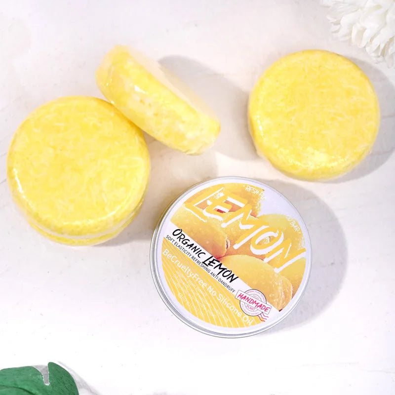 Lemon Plant Shampoo Refreshing Oil Controlling Dandruff Reducing Qme