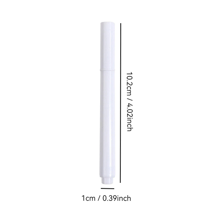3-25Pcs/Set White/Colors Liquid Chalk Erasable Pen Marker For Glass Windows Electronic Blackboard Chalkboard Whiteboard Marker Qme