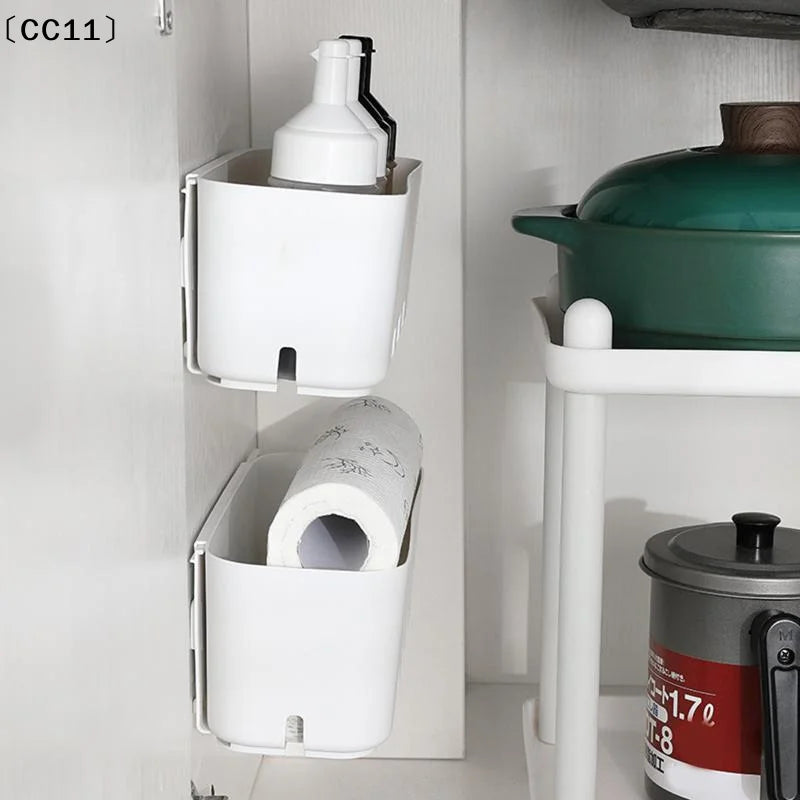 Drawer-style Cabinet Storage Rack Under Kitchen Sink Spice Household Qme