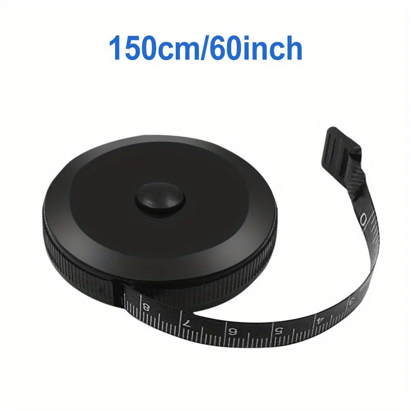 150cm/60inch Retractable Soft Measuring Tape Portable Round Tape Measure For Body Sewing Tailor Craft Fabric Measurement Qme