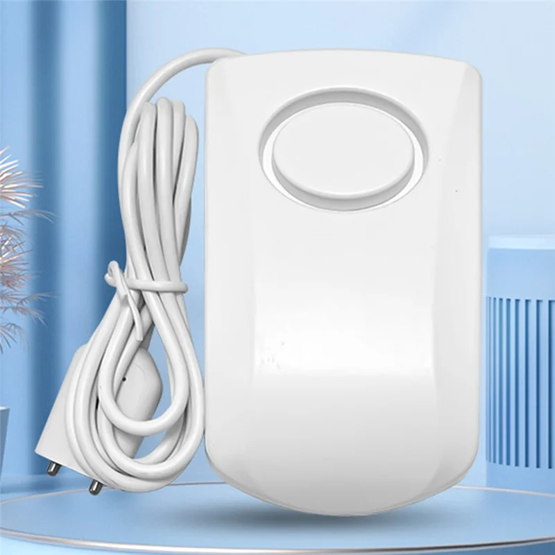 A02F-Water Leak Sensor Detector High Decibel Water Leak Detector For 130DB Work Alone Independent Battery For Home Security Qme