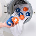 Pet Hair Remover Reusable Ball Laundry Washing Machine Filter Wool Qme 10PCS Blue