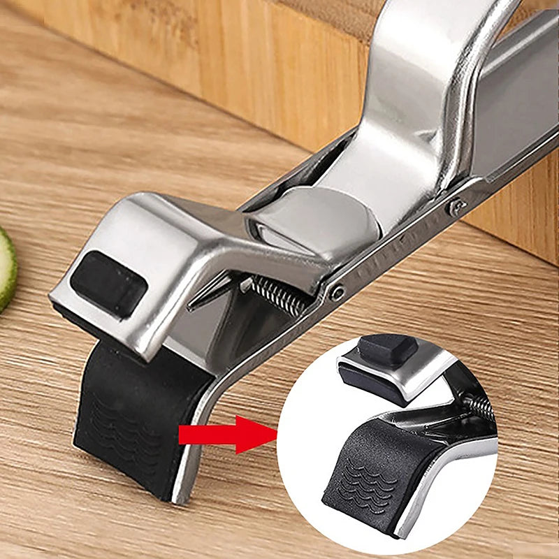 Anti-scalding Clip Bowl Holder Dish Clamp Pot Pan Gripper Plate Qme 1pc