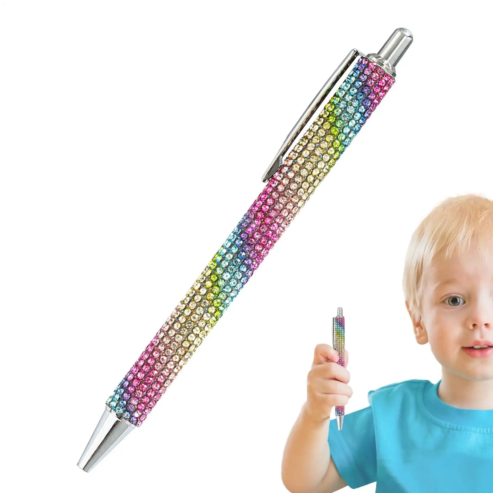 1pc Fancy Pen For Women Ballpoint Rhinestone Pens Bedazzled Wedding Bridal Writing Pen For Christmas Bridesmaid Notes Taking Qme