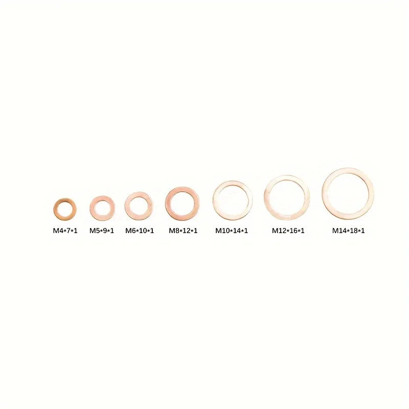 Crushed gasket gasket set flat ring sealing component classification kit Qme