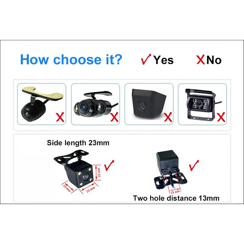 Waterproof Car Rearview Reverse Camera Bracket Corolla Ractis Yaris Qme