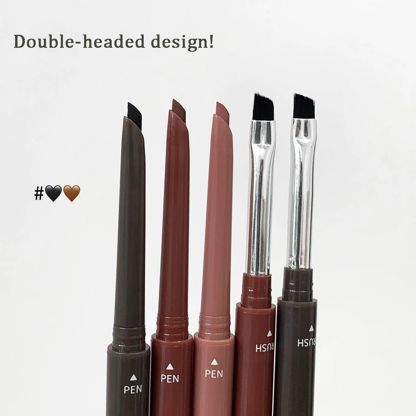 Curved Pink Brown Eyeliner Gel Pen Long-lasting Waterproof Ultra-fine Matte Smooth Quick Dry Aegyo-Sal Gel Eye Shadow Pen Makeup Qme