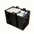 Portable Multi Compartment Tote Extra Thick Felt Storage Box With Handles Used For Car Trunk Storage Qme xinmaoz-1pc
