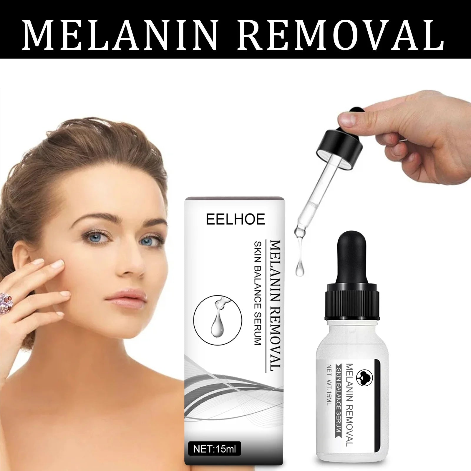 Niacinamide Spot Removal Essence Fade Dark Spot Freckle Melasma Melanin Removal Moisturizing Brighten Skin Tone Facial Cream Qme