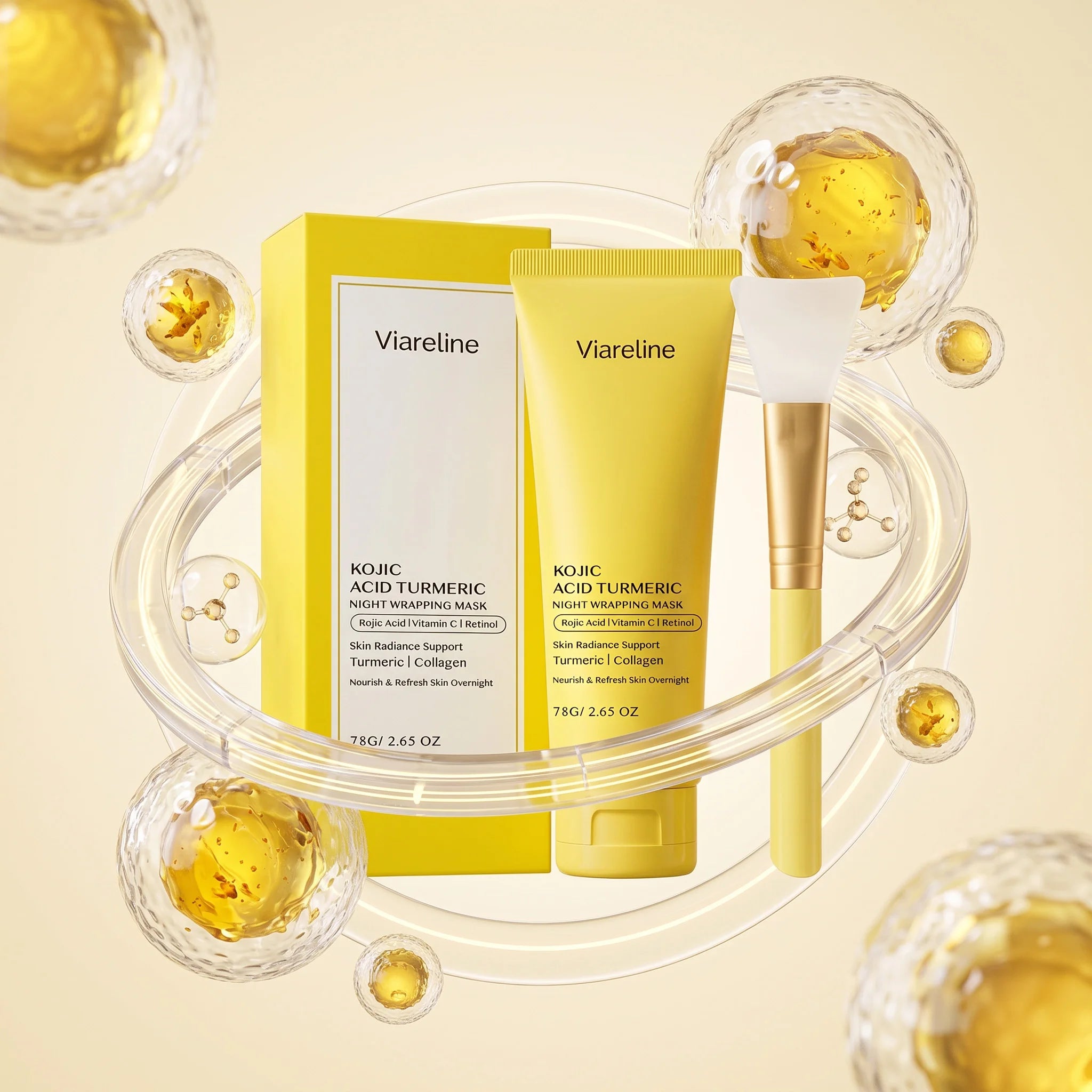 Viareline Peel Off Mask Firm Skin Deep Cleansing Blackheads Removal Qme