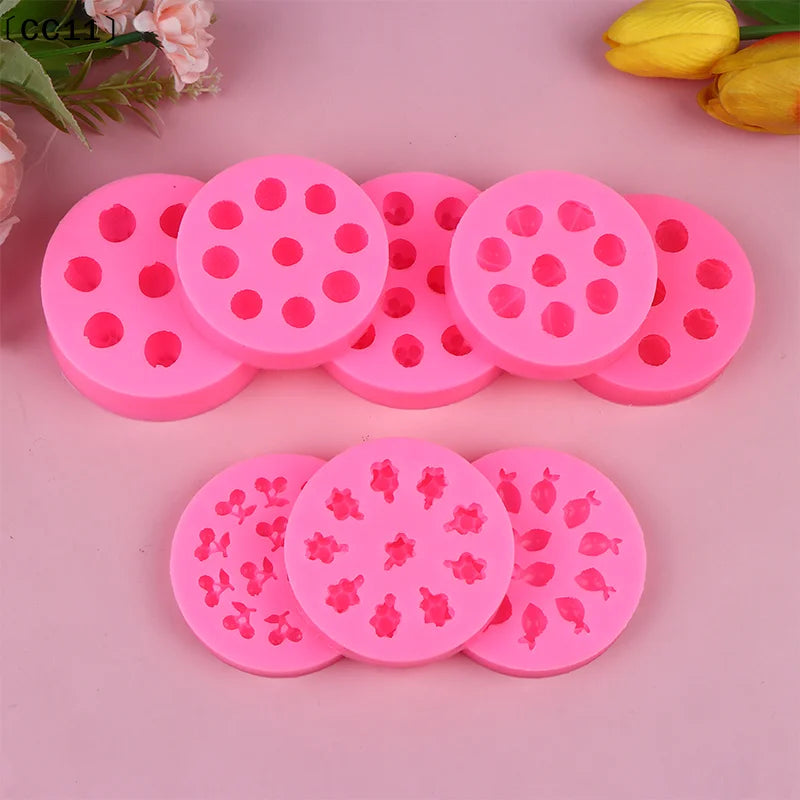 Silicone Fruit Molds Cake Decorating 3D Chocolate Fondant Decorative Qme