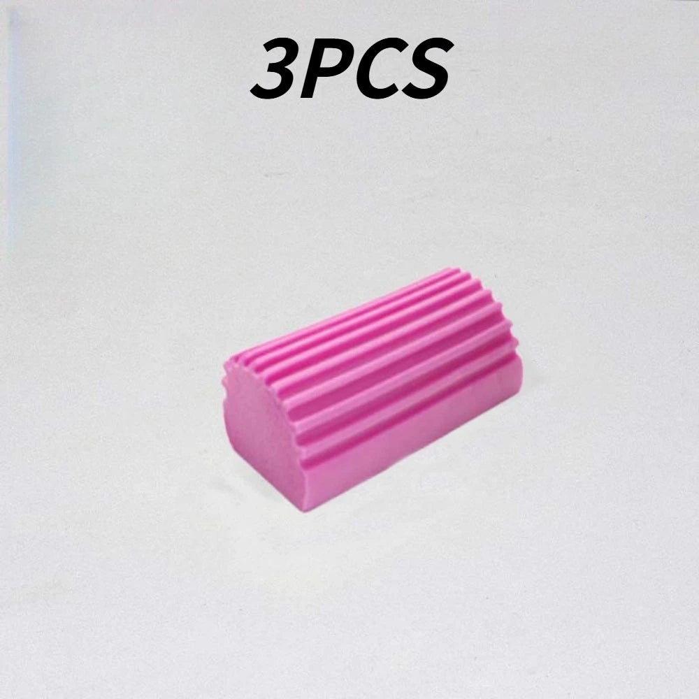 Magic Dust Eating Sponge Multi-Purpose Cleaning Sponge Brush For Window Blinds Kitchen Home Cleaning Tools Qme pink 3PCS