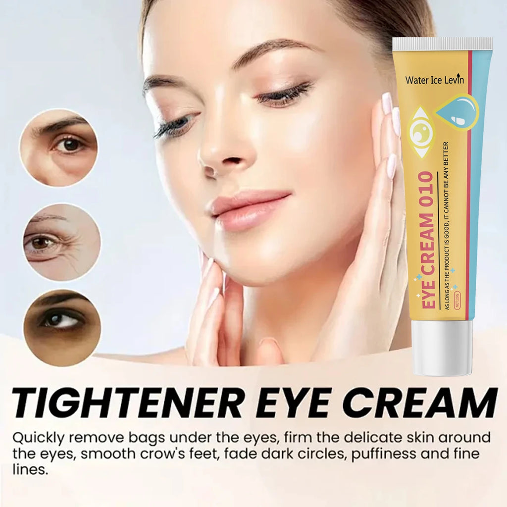 EXE CREAM 010 Eye Cream with Retinol & Hyaluronic Acid - Moisturizing, Smoothing & Protective Anti-Aging Eye Treatment Qme