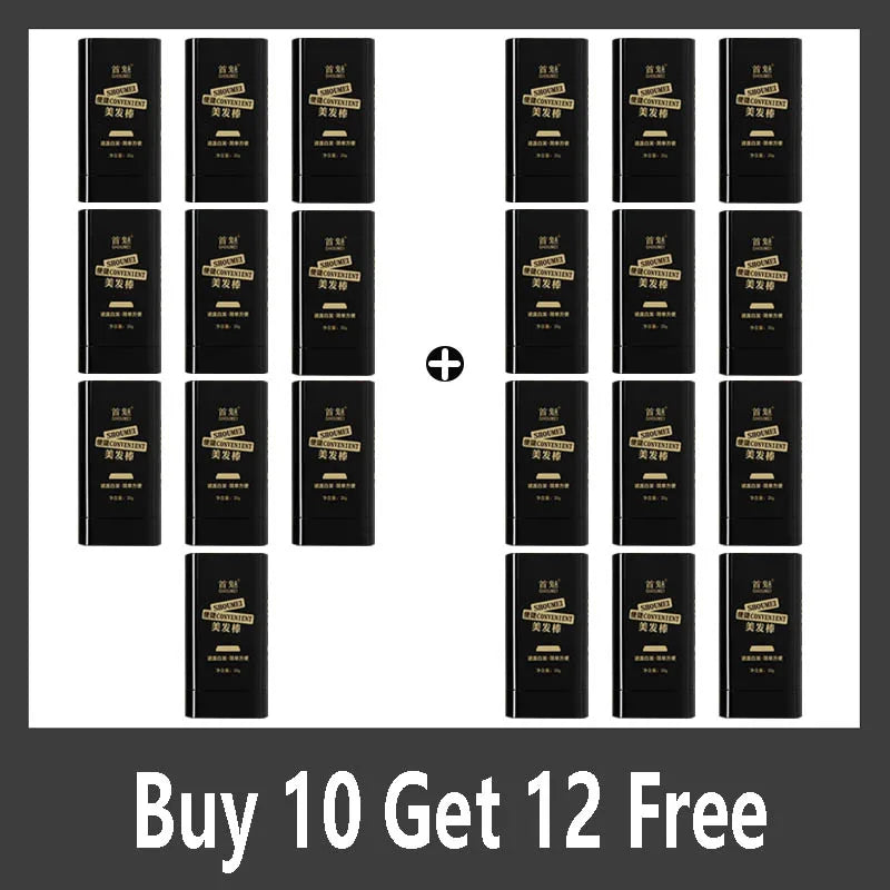 Hair Stick Gray Hair Covering Artifact No Color Loss Disposable Dye Stick Hair Roots Dyeing and Color Qme Buy 10 Get 12 Free