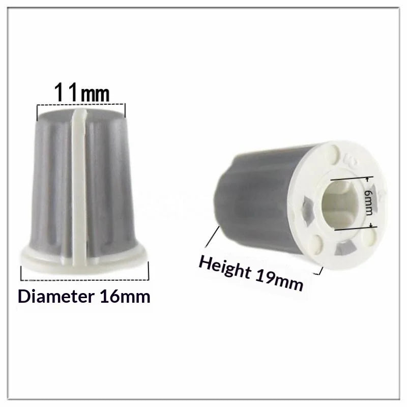 2 16x19mm Rubber Potentiometer Knob Mixer DJM Series DJM-2000 900 850 Qme