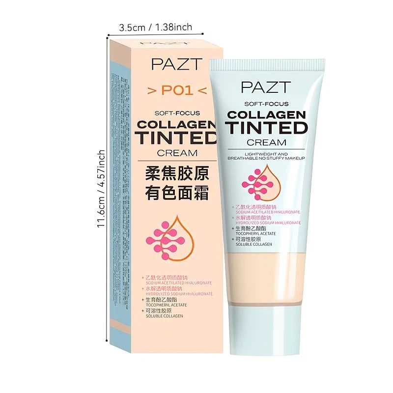 Soft Scorched Collagen Colored Face Cream Durable Waterproof Suitable Qme