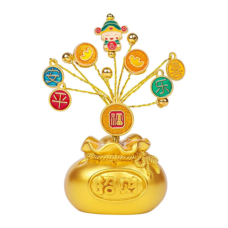 Year Money Tree God Feng Shui Fa Cai Lucky Fortune Miniature Spring Qme
