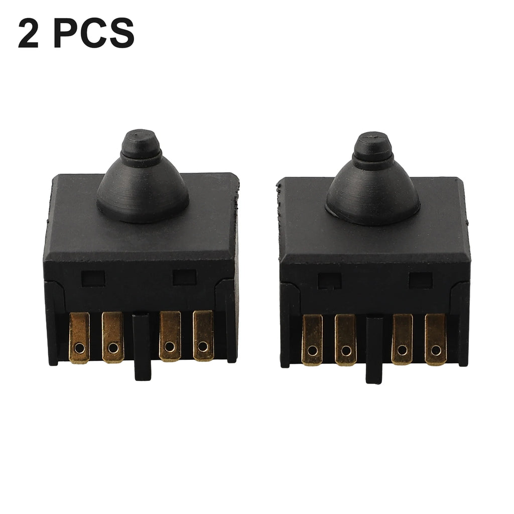 2PCS Replacement Push Button Switch For Angle Grinder 100 Polisher Accessory Power Tools Parts Accessories Qme Default Title