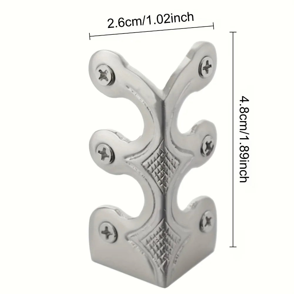 10pcs Skirting Board Corner Protective Cover, Solid Metal Corner Board Corner, Suitable for Decoration in Living Rooms, Bedrooms Qme