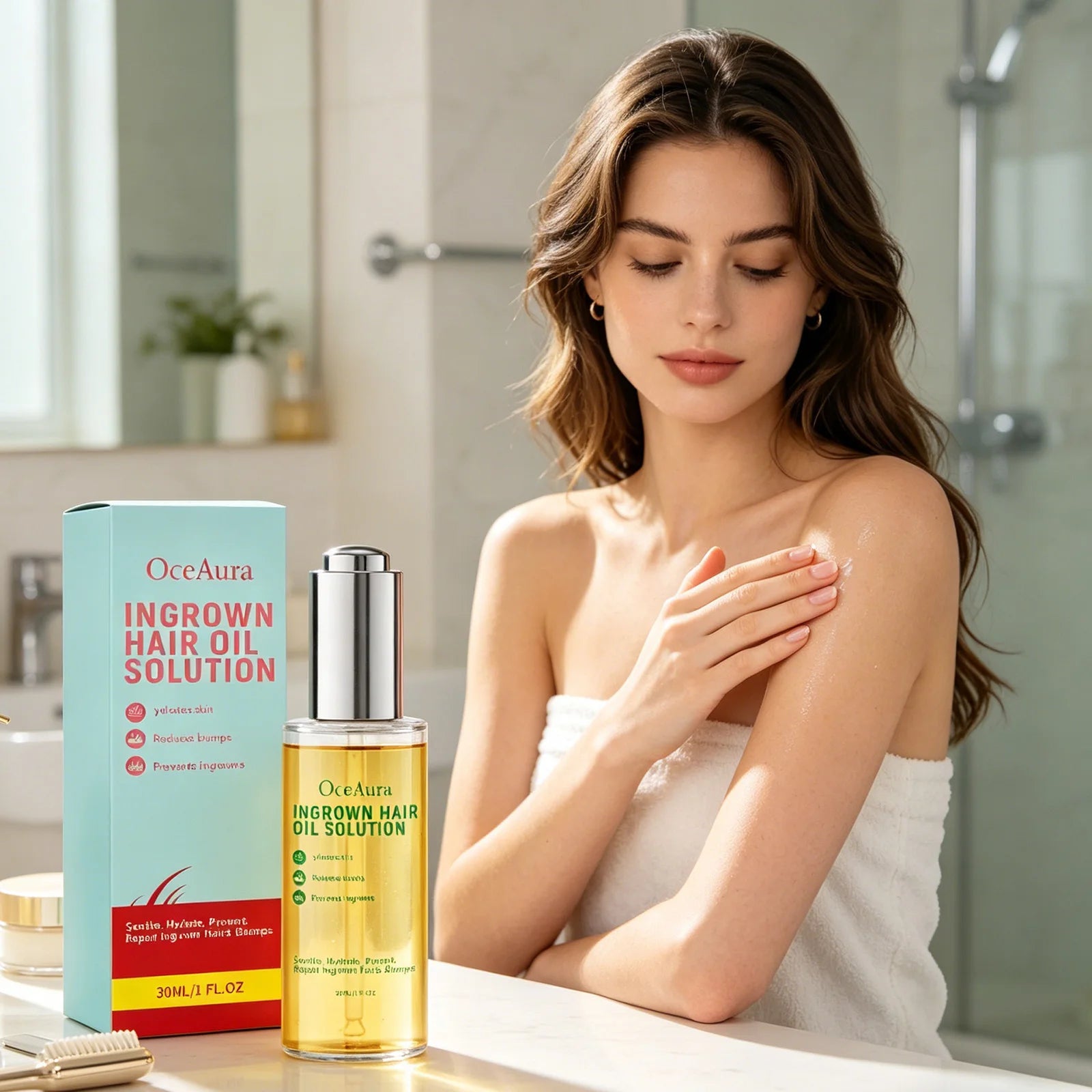 Oceaura Body Care Oil After Hair Removal Reduce Bumps Soften Cuticles Qme