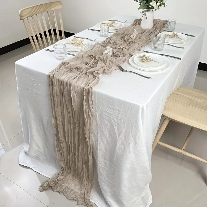 Party Crinkle Cloth Decorated Barry Yarn Fried Dough Twists Table Flag Qme