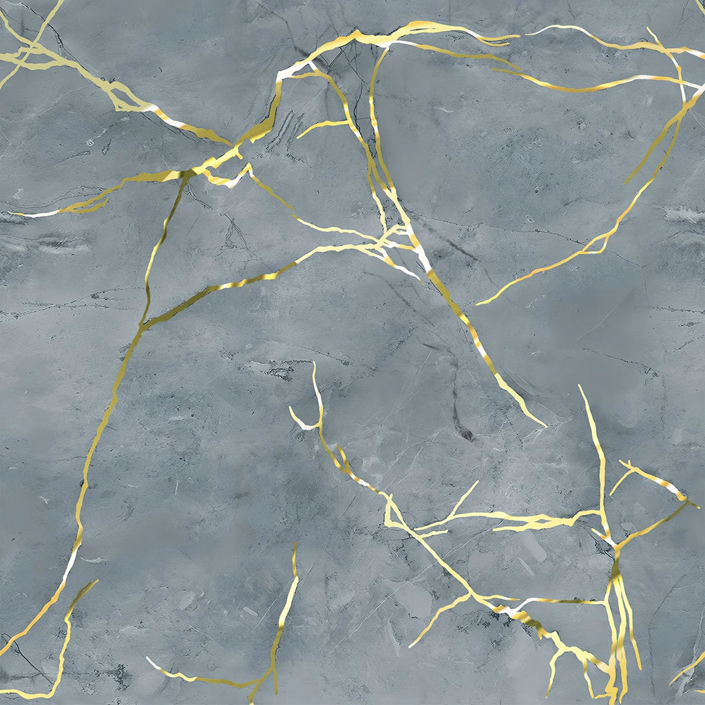 Kitchen Oil-proof High-Temperature Resistant Waterproof Moisture-Proof Marble-Look Hot-Stamped Self-Adhesive Oil Fume Sticker. Qme
