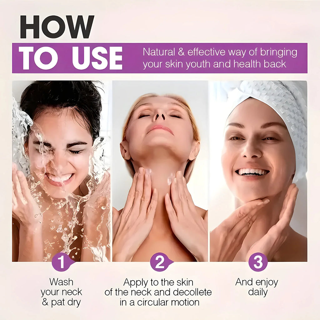Neck Cream Eliminate Neck Wrinkle Lines Lifting Whitening Tighten Double Chin Anti-age Rejuvenation Skin Care Product Qme