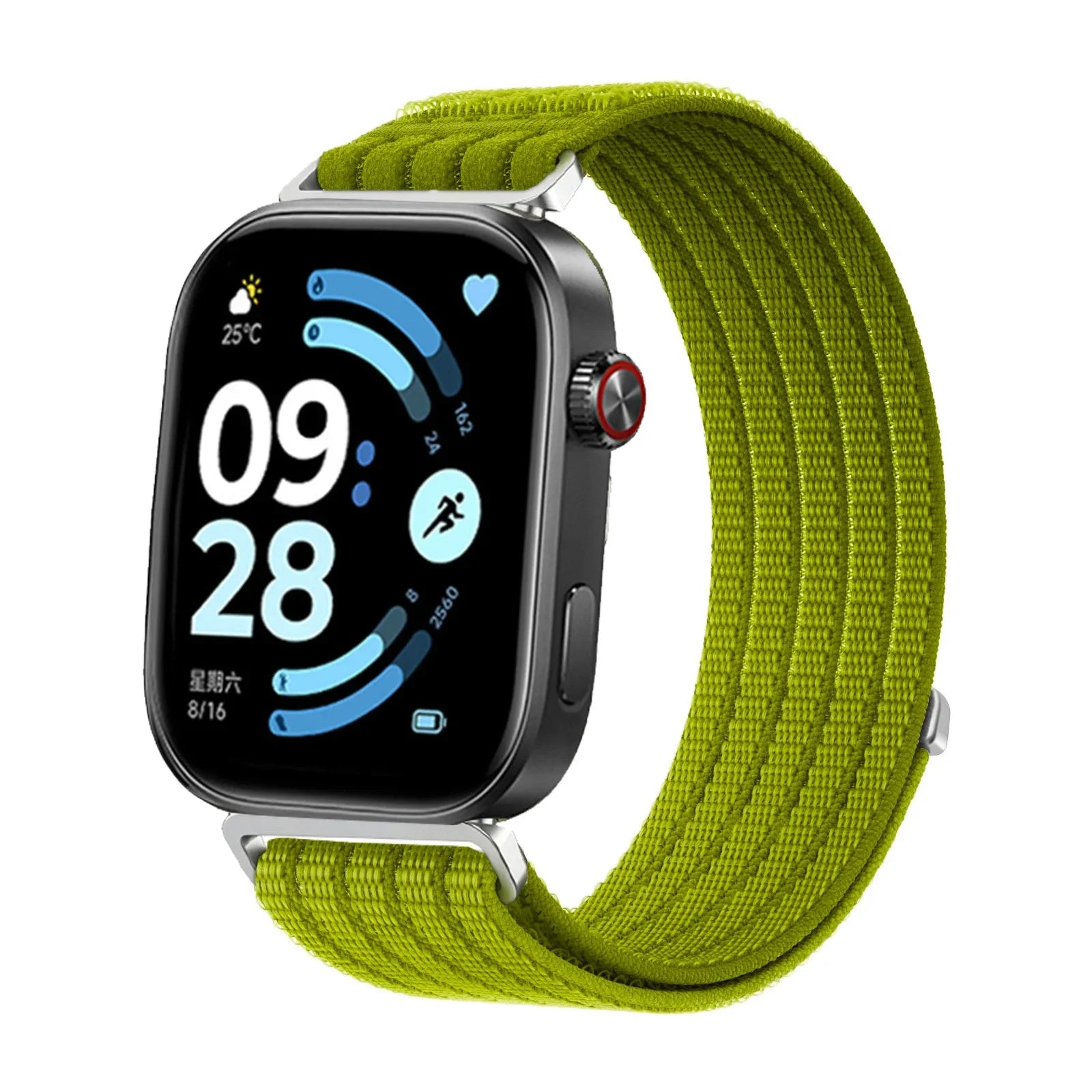 A Sweatproof Light Cloud Texture Nylon Watchband Adjustable Sport Daily Loop for Xiaomi Mi Band 9/10 pro Redmi Watch 5/6 Qme