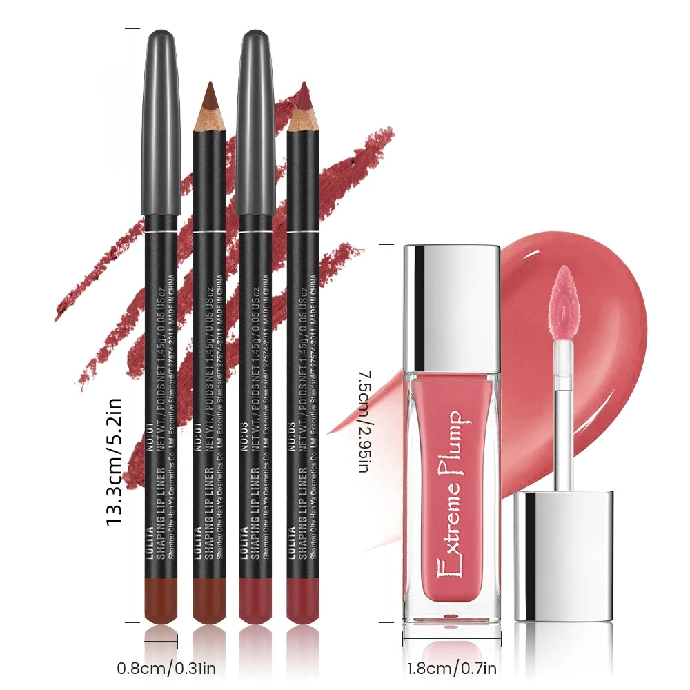 Lip Definer Plumping Gloss Duo All-in-one Defined Voluminous Daily Qme