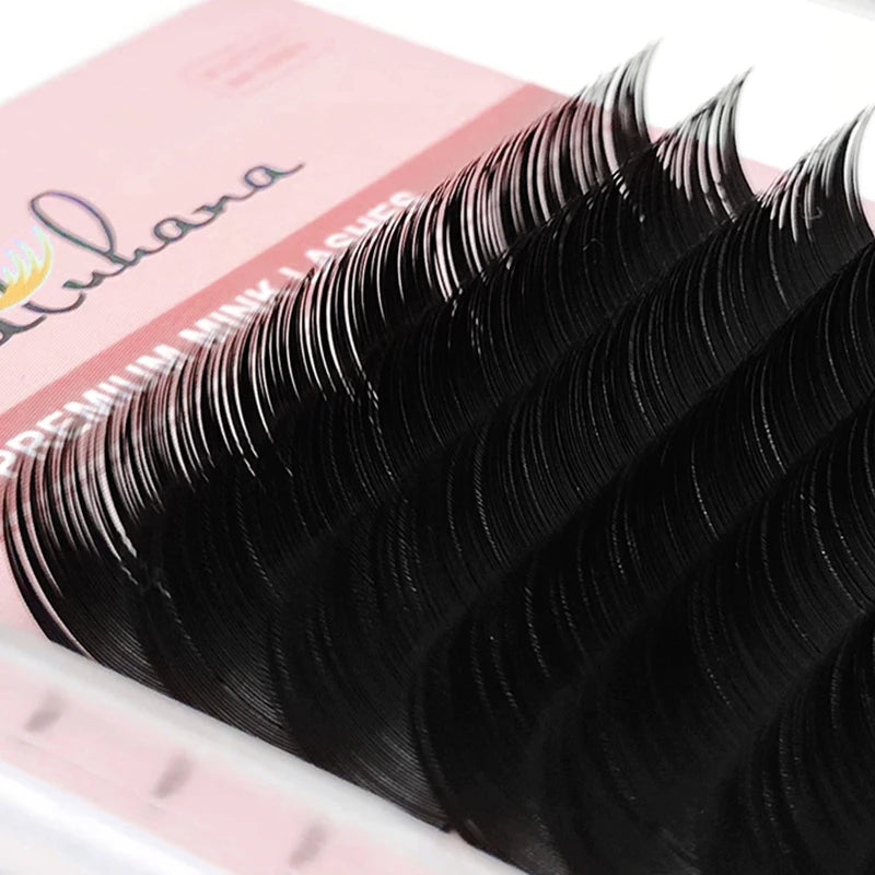 NATUHANA Mink Lashes Mix 8 16 Lines Handmade Korean Pbt Eyelash Qme